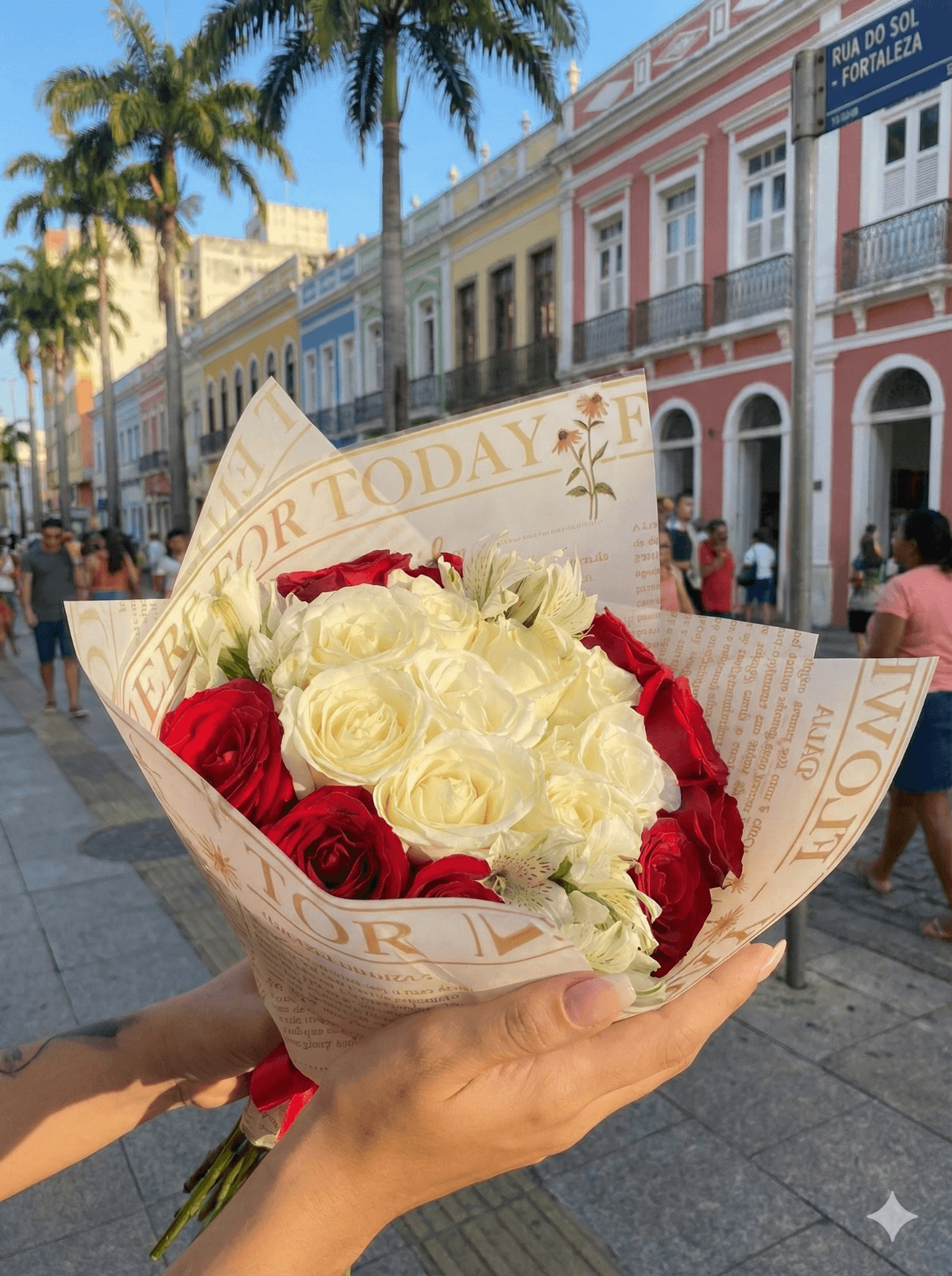 Buquê com 20 Rosas
